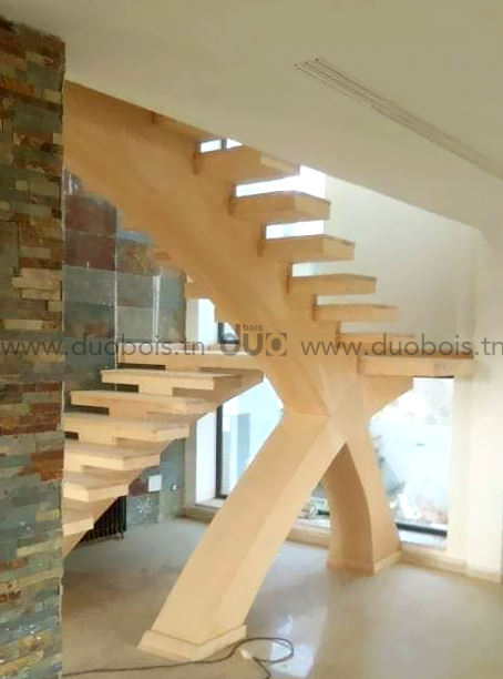 Escalier en bois